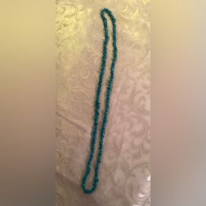 Elegant Turquoise Beaded Necklace